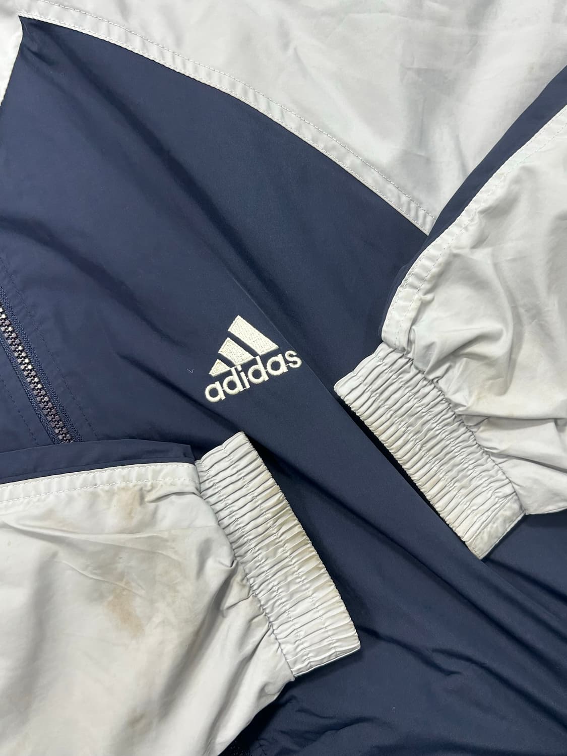 아디다스 90s 네이비 그레이 바람막이 L 상품이미지6
