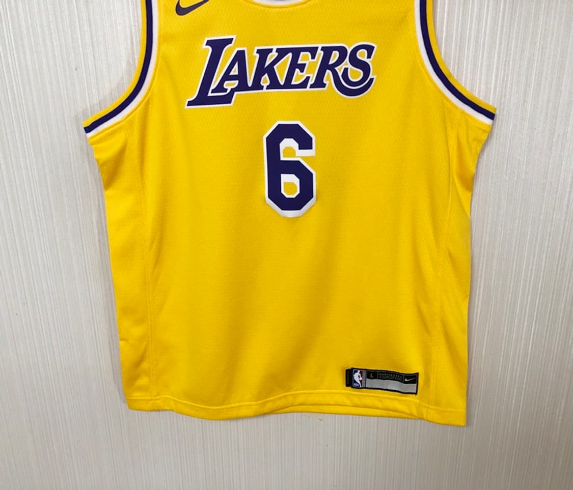 NBA 나이키 LA레이커스 스윙맨져지 유스L(14-16) #6 르브론 상품이미지3