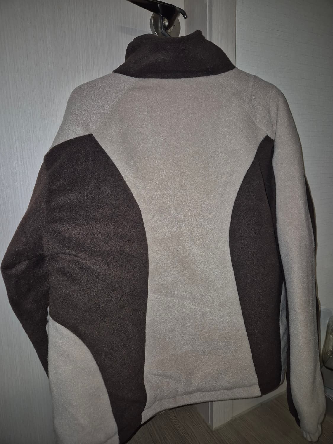 브라운 투톤 플리스 자켓 상품이미지2