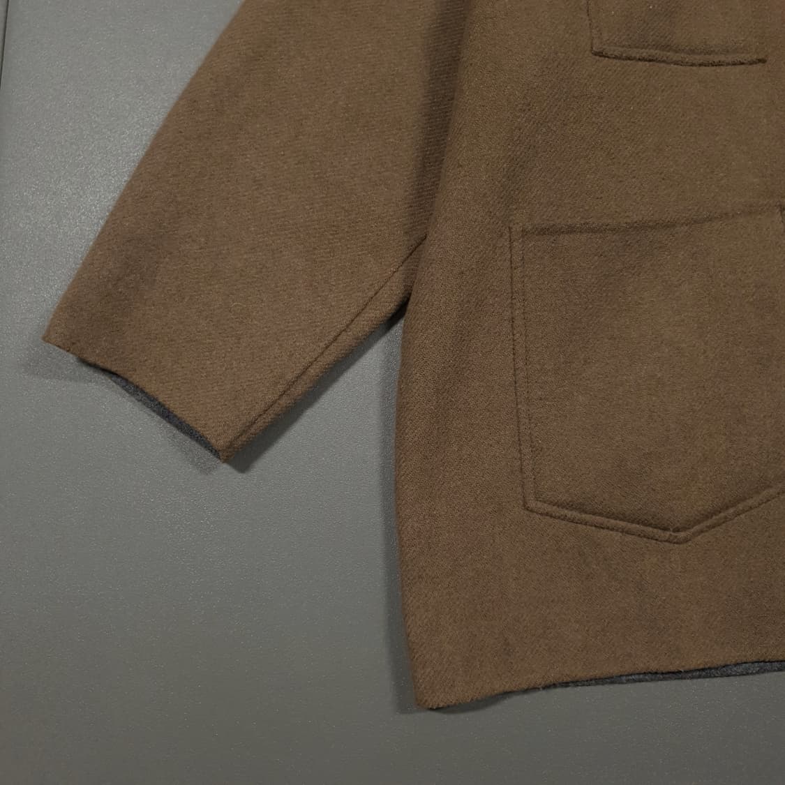 스튜디오톰보이 여성 포포켓 핸드메이드 오버핏 하프 코트 자켓 점퍼 F 상품이미지5