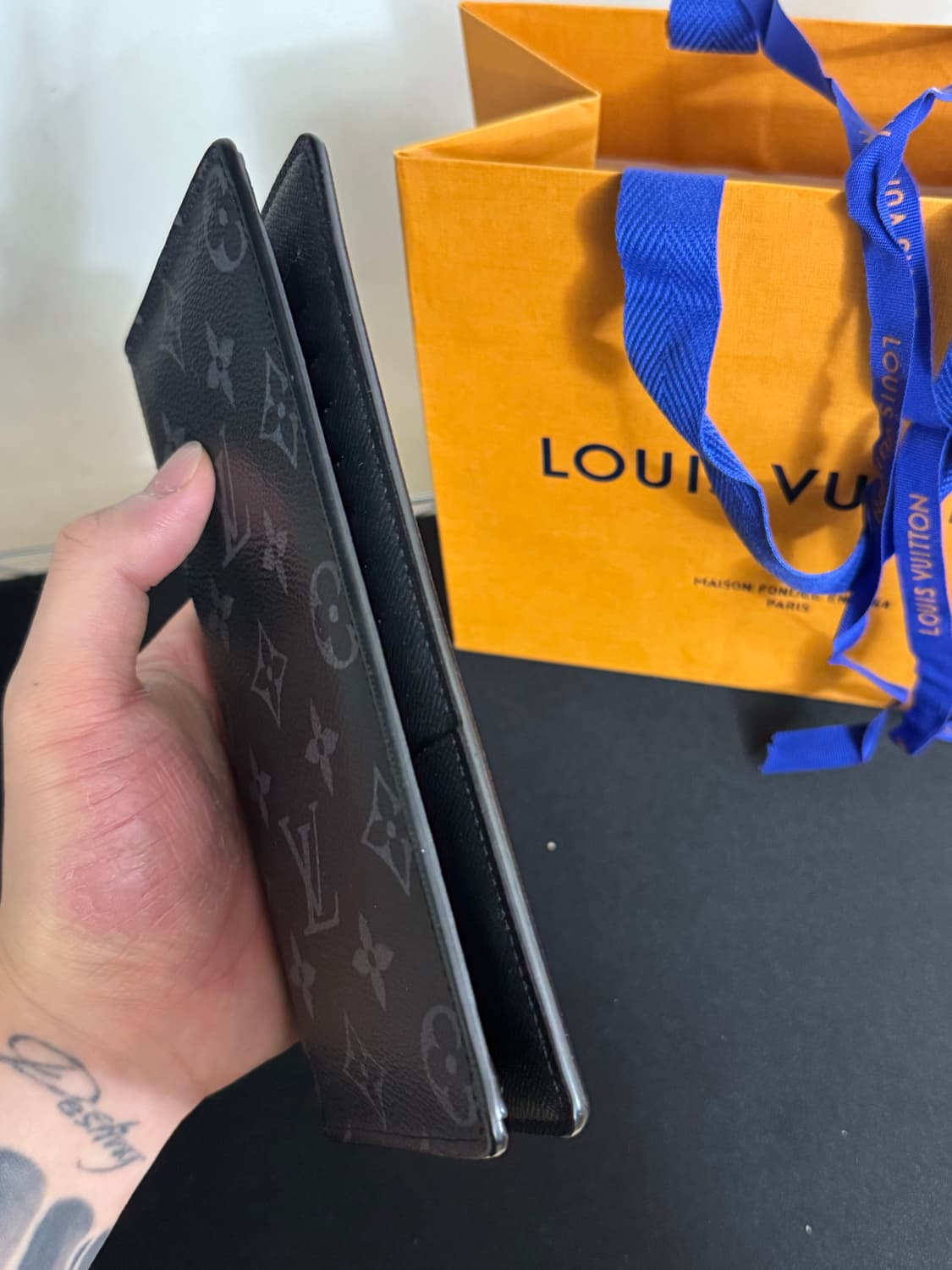 매장판/루이비통 브라짜 모노그램 이클립스 장지갑 상품이미지6