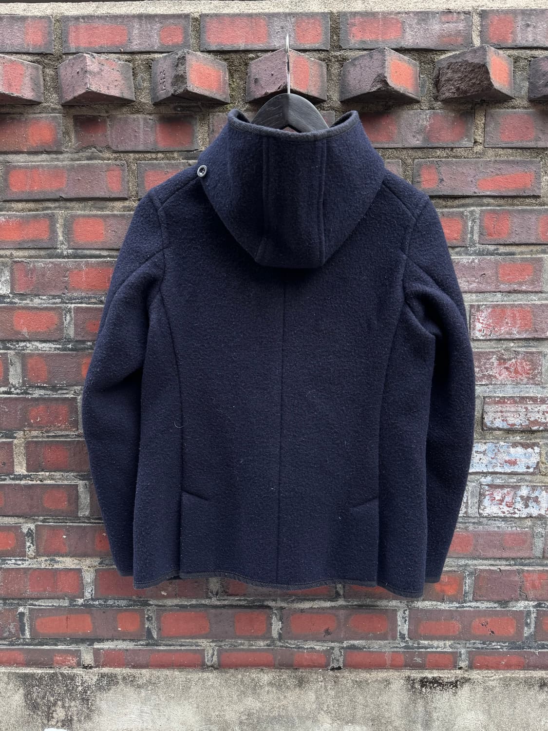 Danton 단톤 네이비 더블 울 후드자켓  상품이미지5
