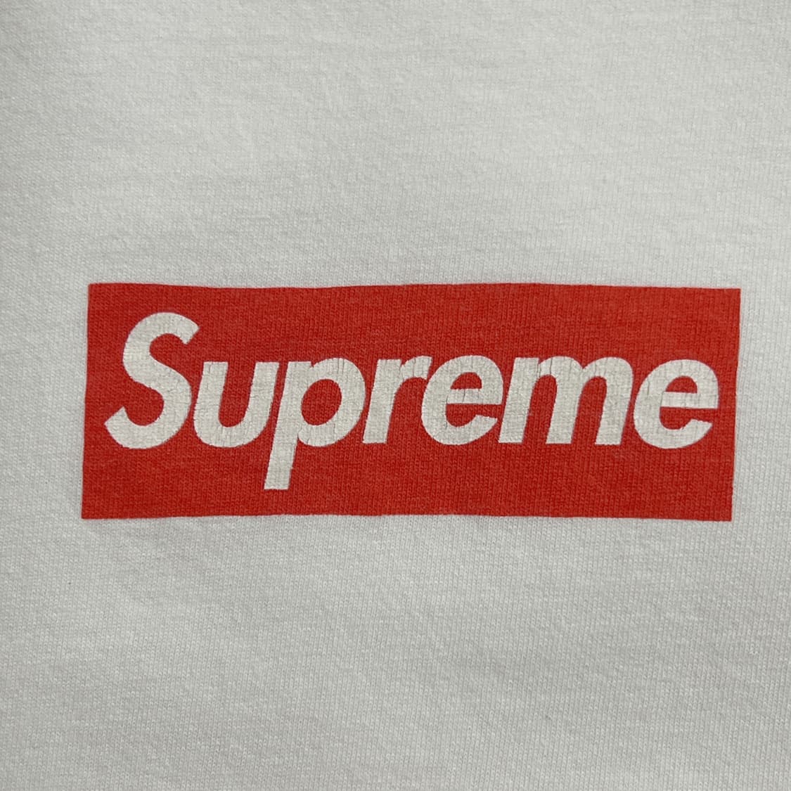 슈프림 2007 박스로고 티셔츠 흰빨 상품이미지3