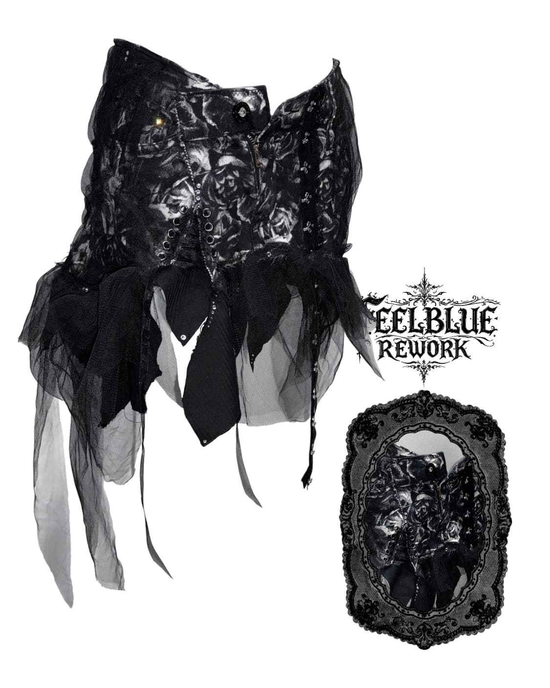 FEELBLUE REWORK 023 – Eclipse Rose Skirt 상품이미지7