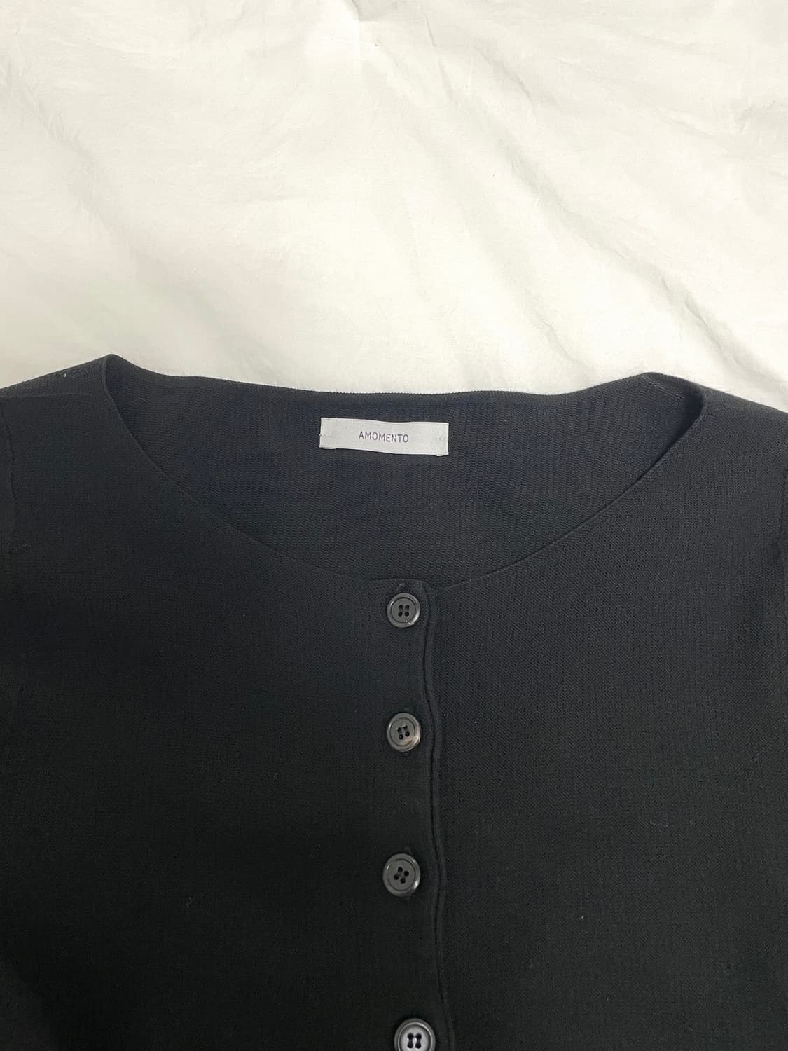 아모멘토 홀가먼트 라운드 가디건 상품이미지4