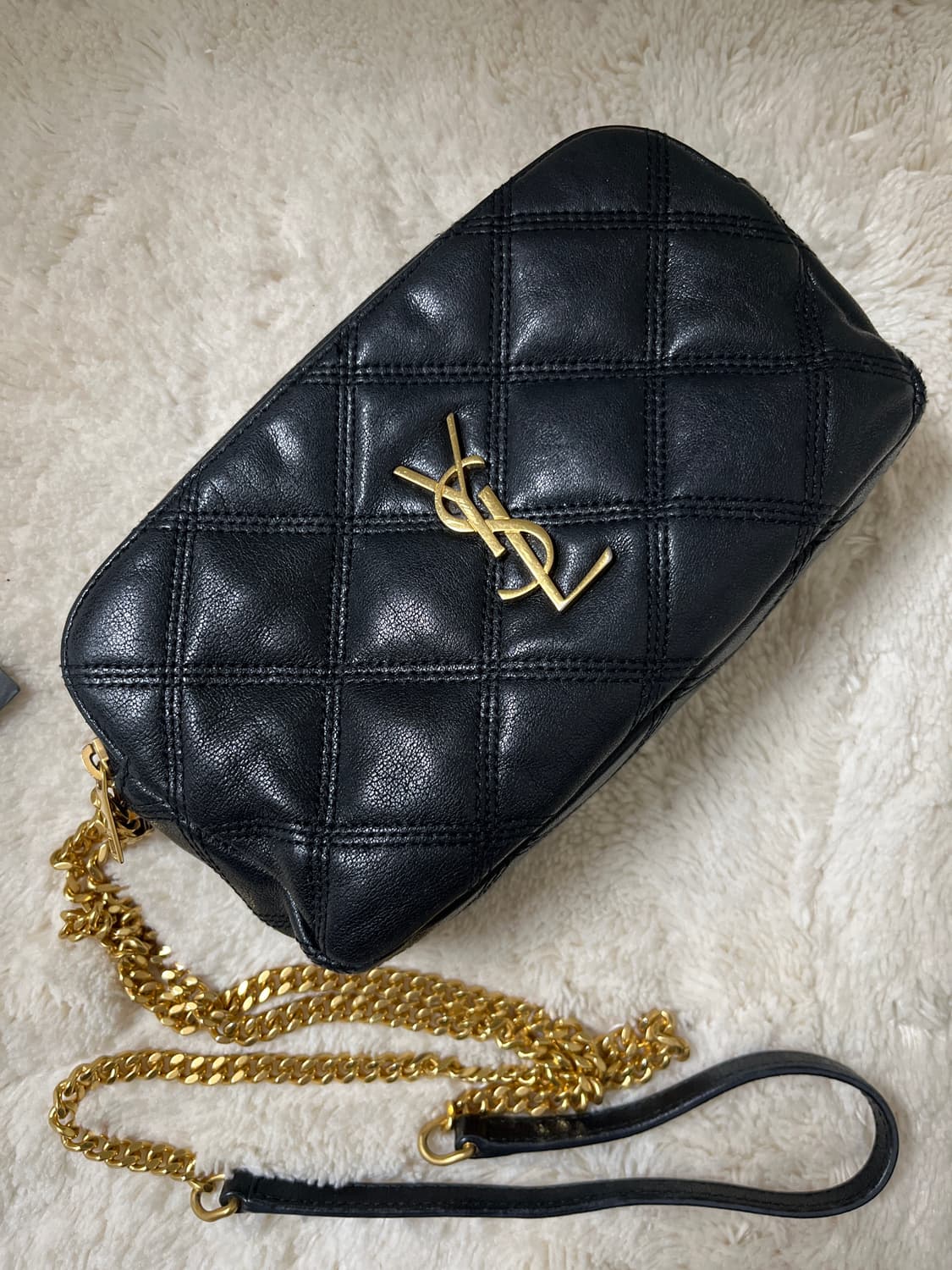 생로랑 베키 더블 지퍼 크로스백 상품이미지1