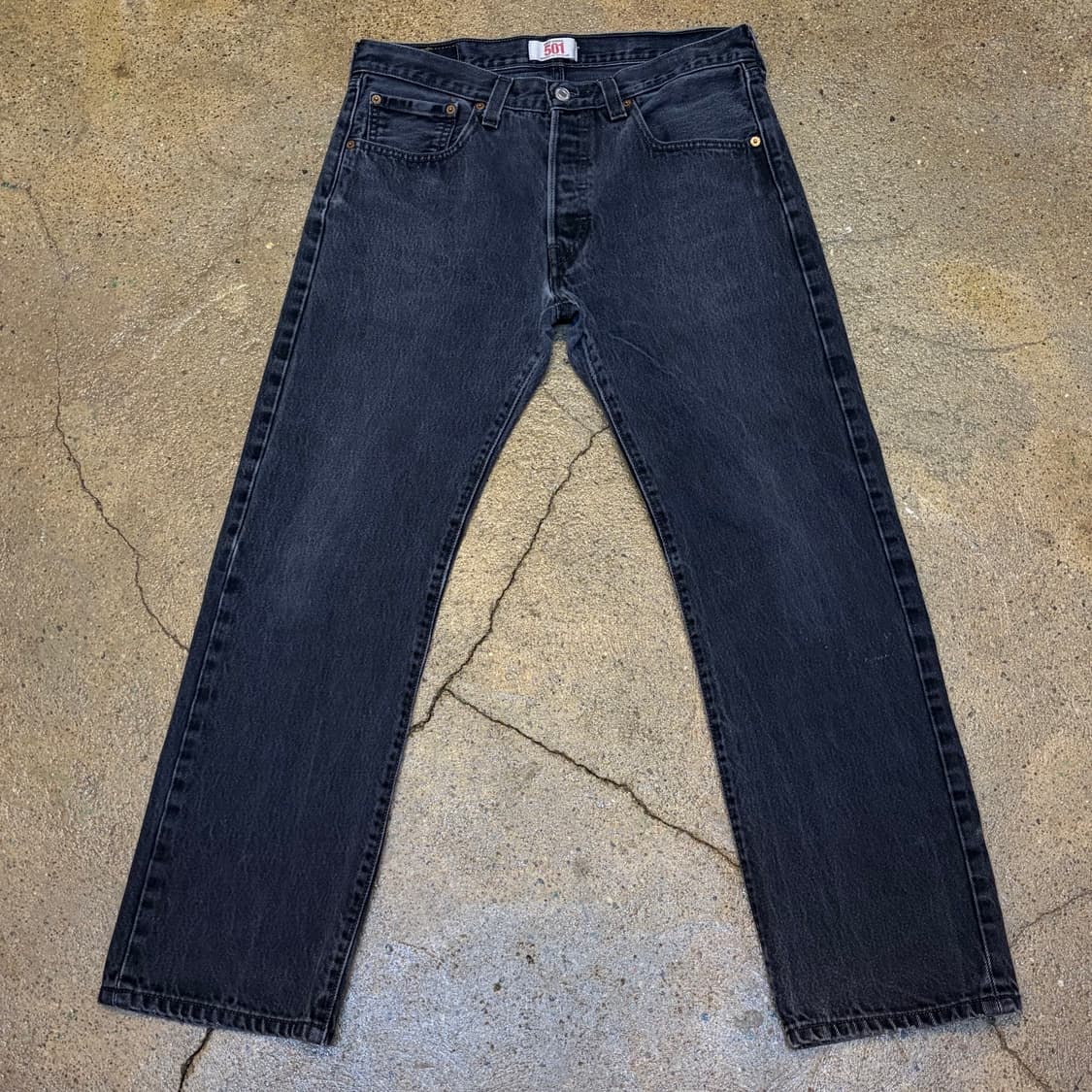 00s 미국 빈티지 리바이스 501 블랙진 청바지 상품이미지1