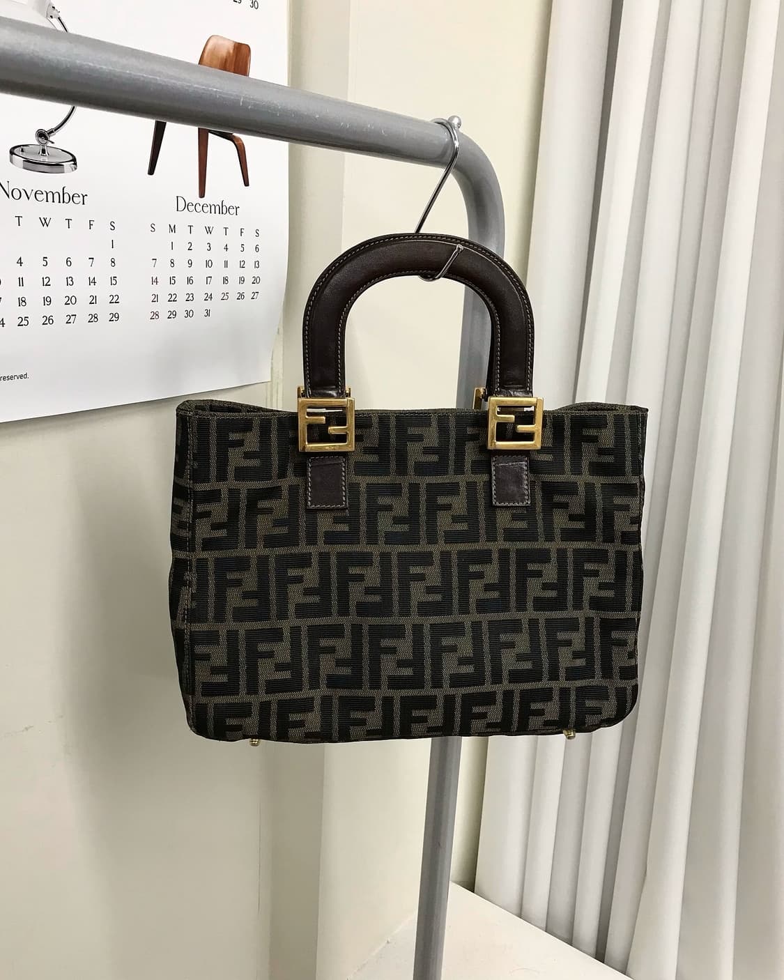 펜디 금장 주카 토트백 가방 상품이미지2