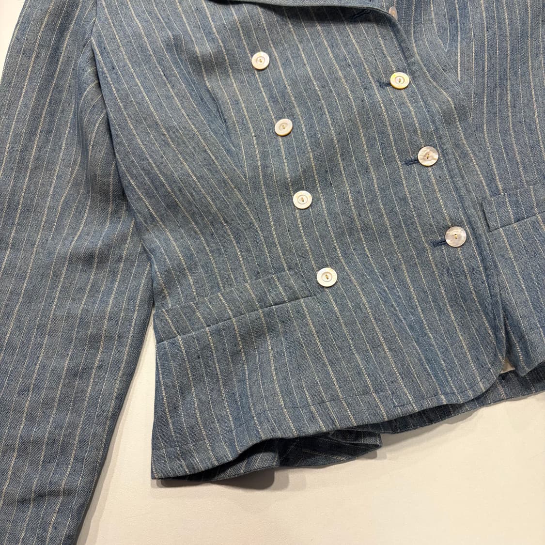 [10] 폴로 랄프로렌 린넨 스트라이프 더블버튼 자켓 D288 상품이미지6