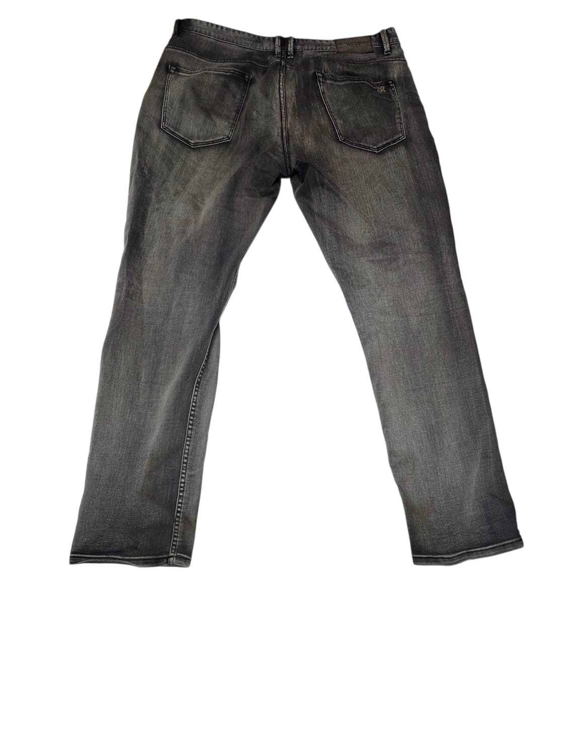 버버리 브리트 라인 빈티지 흑청 오일 워싱 데님 팬츠 38인치(허리5 상품이미지2