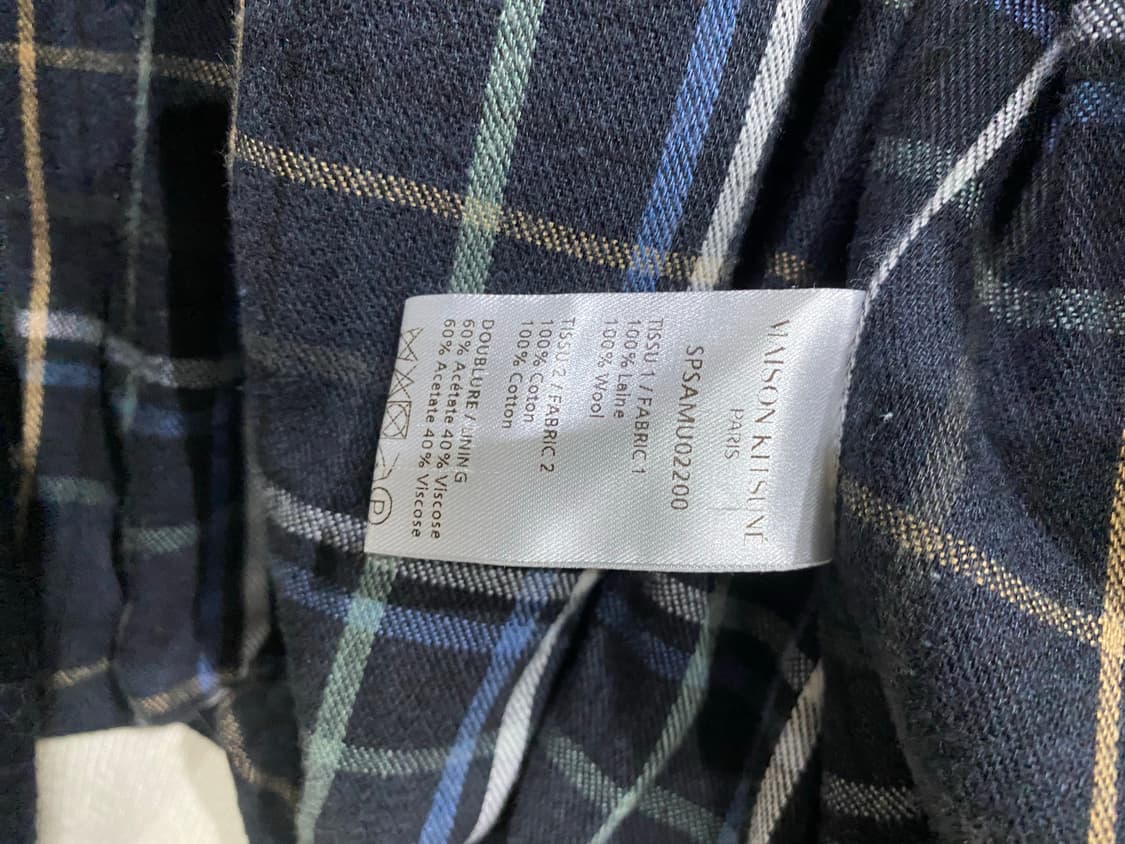 메종키츠네 네이비 야구 점퍼 M 상품이미지6