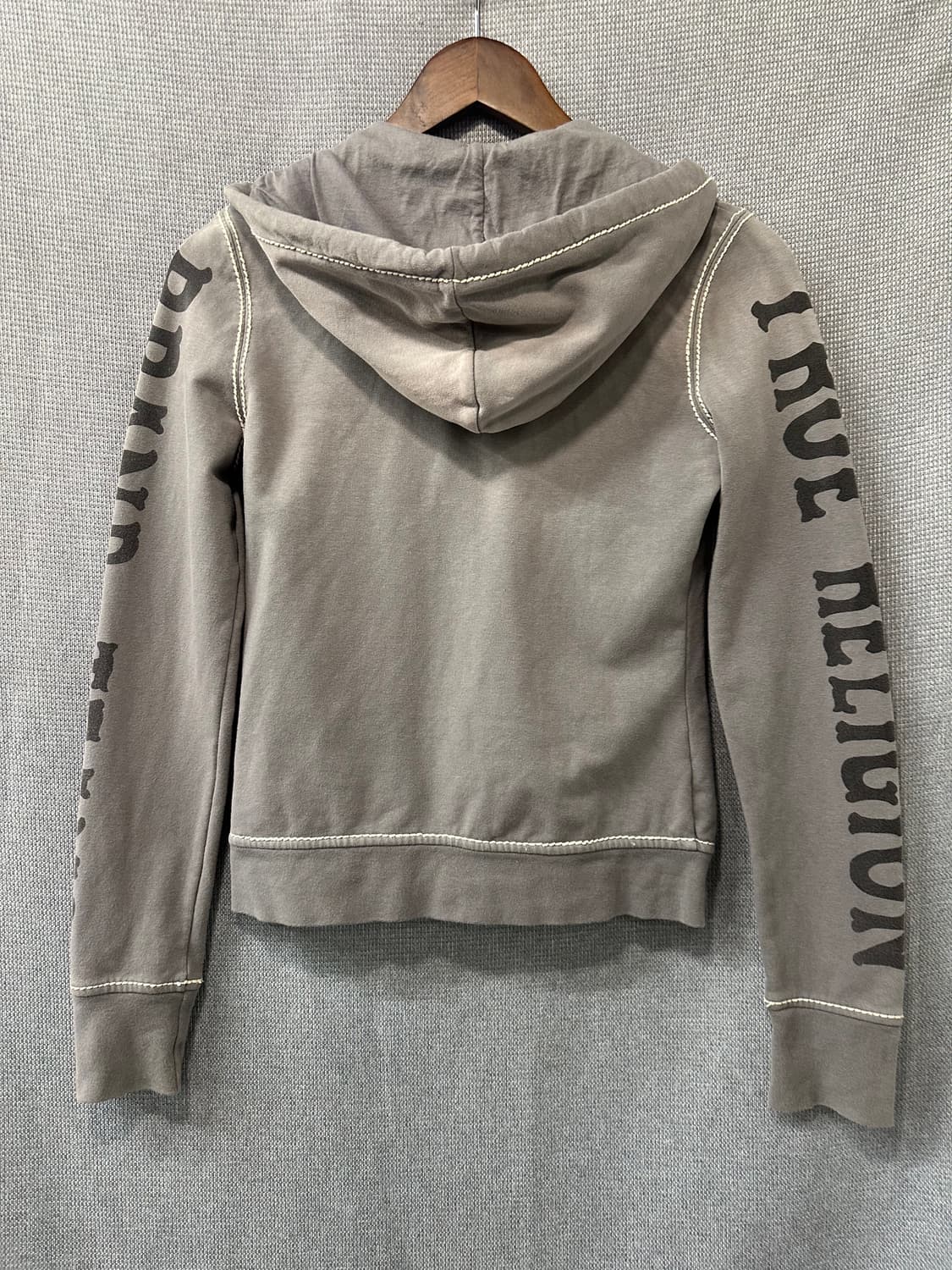 트루릴리전 True Religion 그레이 집업 후디 상품이미지2