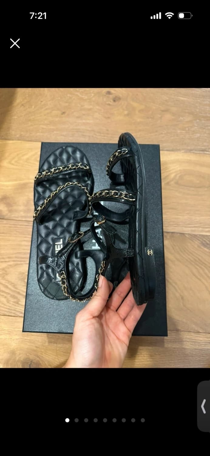 샤넬 샌들 36반 상품이미지3