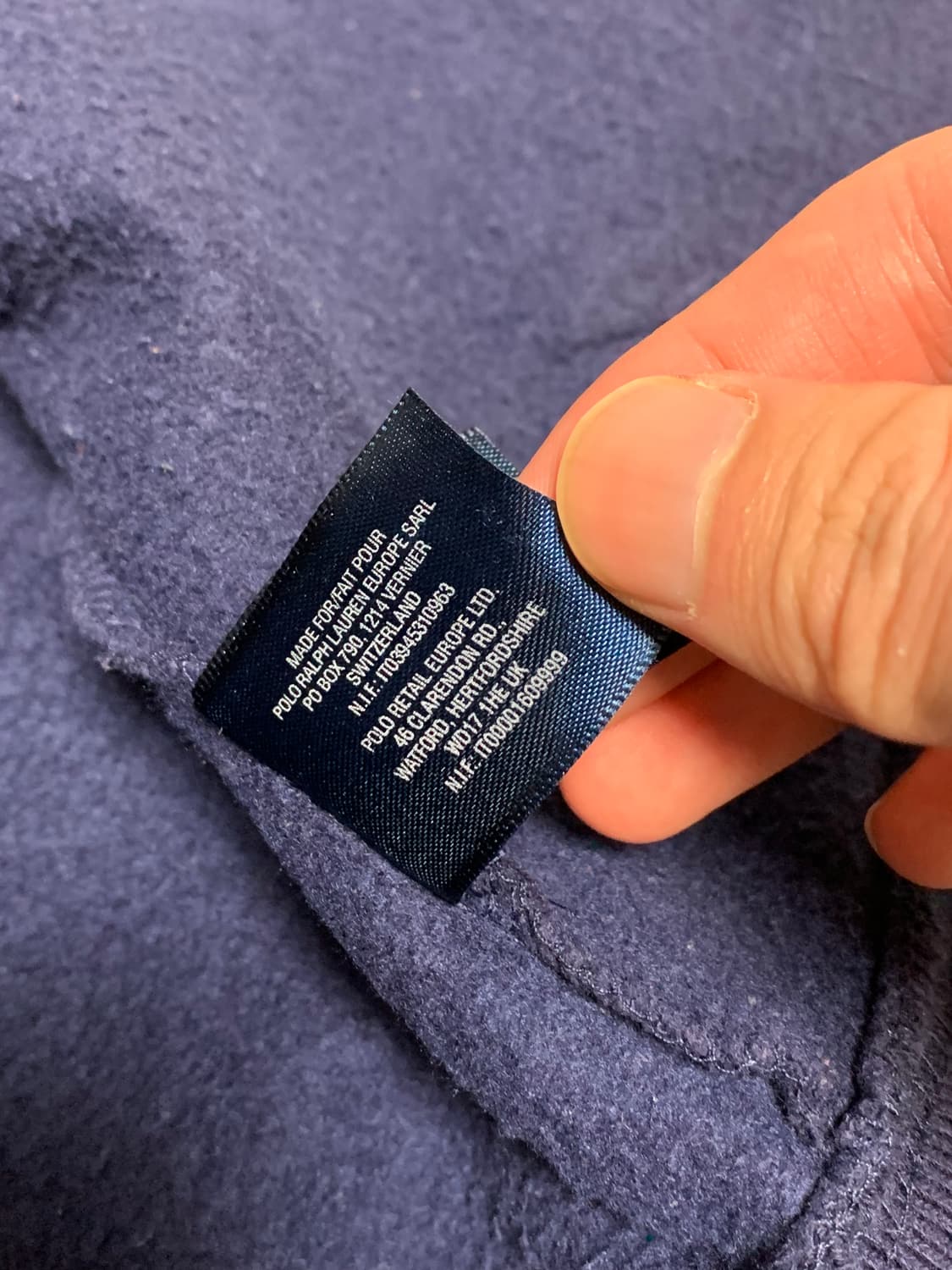 폴로 빅포니 후드집업 네이비 상품이미지8