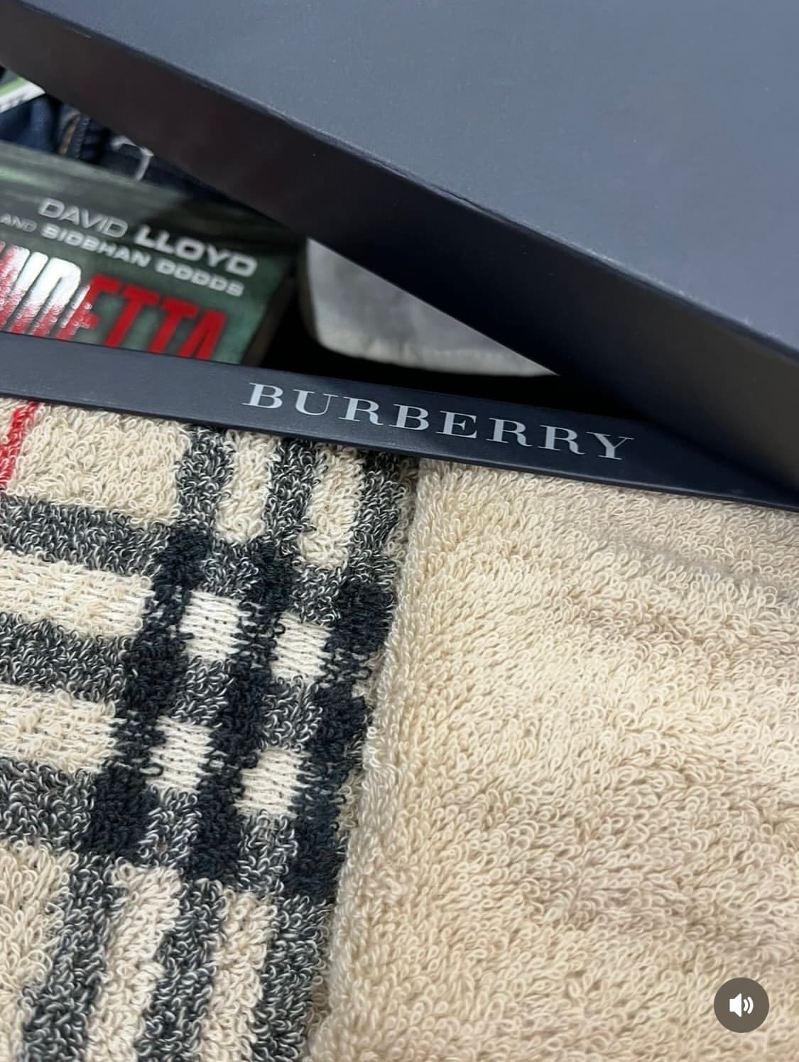 버버리 수건 세트 새상품 상품이미지2