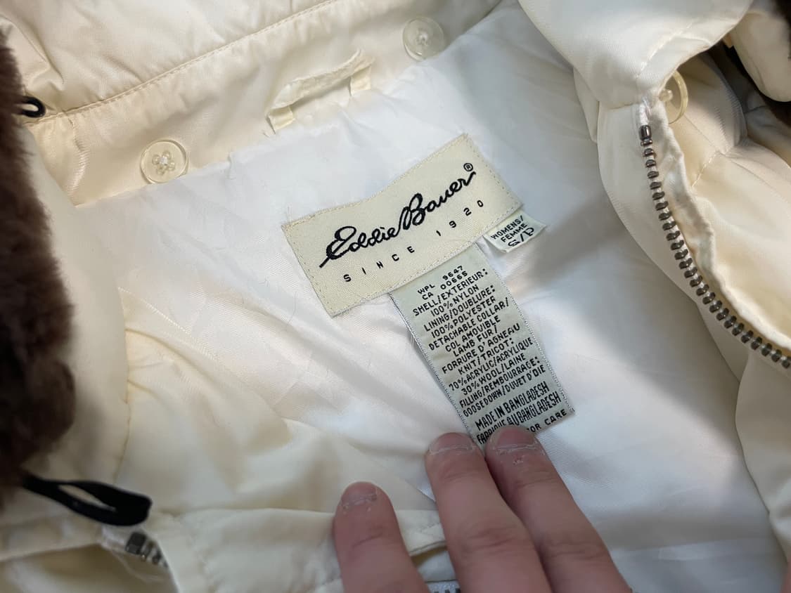 에디 바우어 오리지널 램스 퍼 카라 구스다운 패딩 J03565 상품이미지4