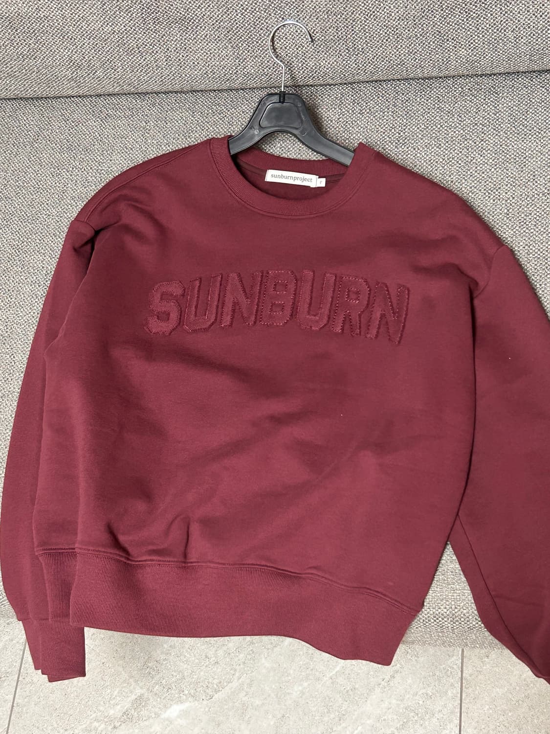 Sunburnproject 로고 패치 스웻셔츠 상품이미지2