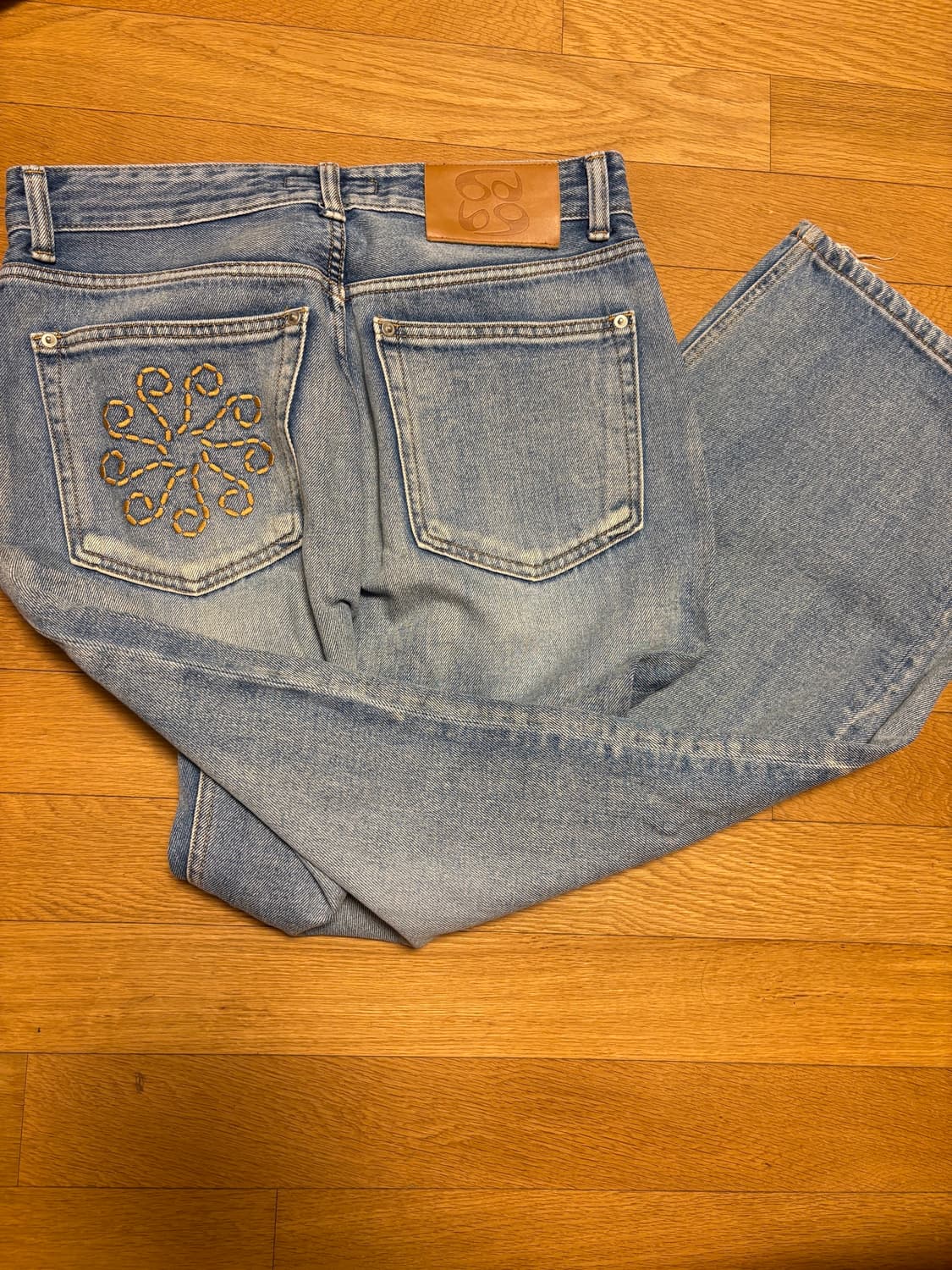 9999아카이브 Linking Wide Denim Pants 상품이미지3
