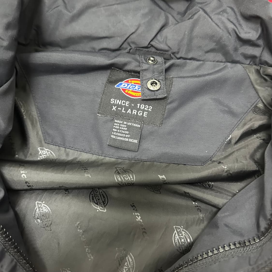 Dickies 디키즈 바람막이 자켓 블랙 XL 상품이미지8
