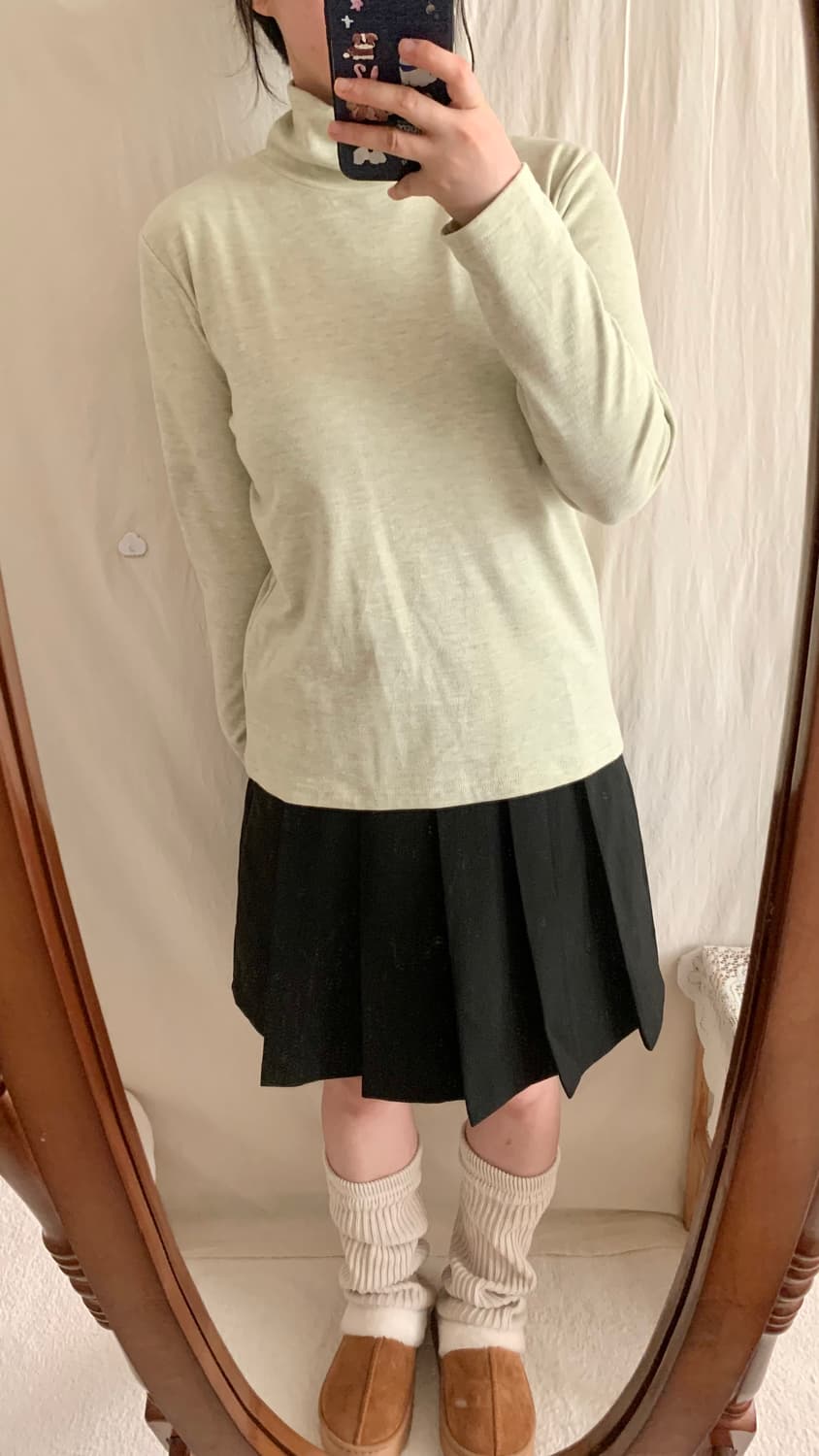 연두 보들 기모 목폴라 상품이미지3