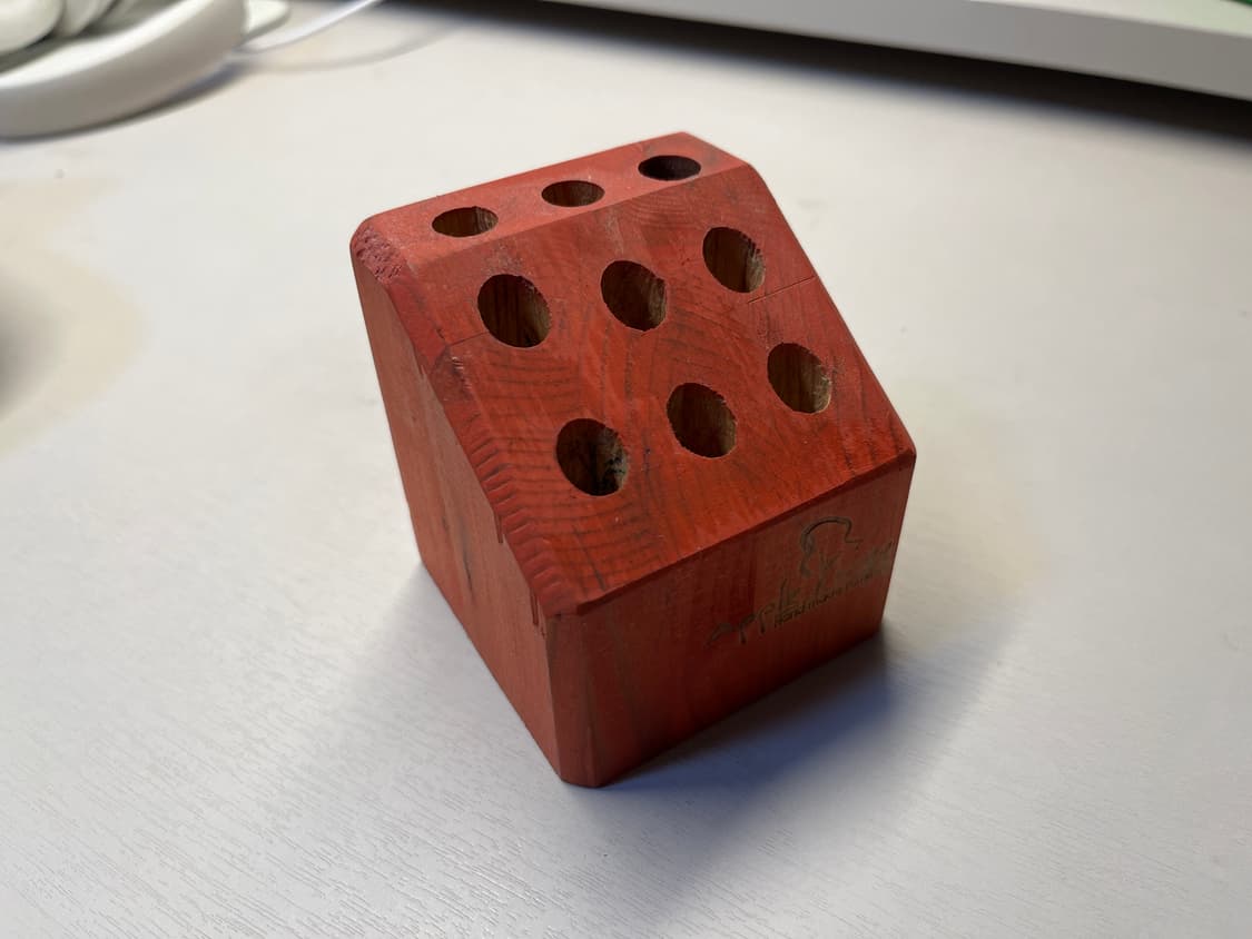 Applesprout 디자인 나무 연필꽂이 상품이미지1