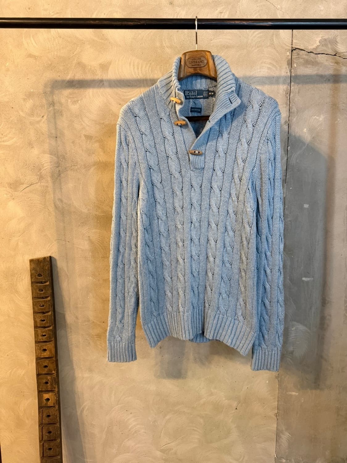 폴로 랄프로렌 실크 100% 숄칼라 케이블 니트 100~103 상품이미지1