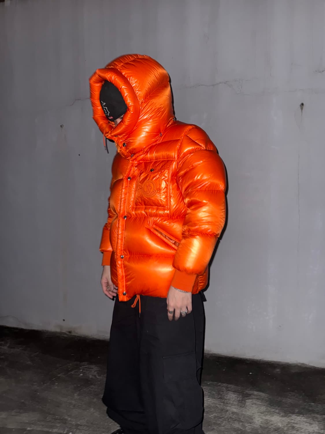 [국문택, 5사이즈] 몽클레어 라멘틴 쇼트 구스다운 패딩 오렌지 상품이미지2