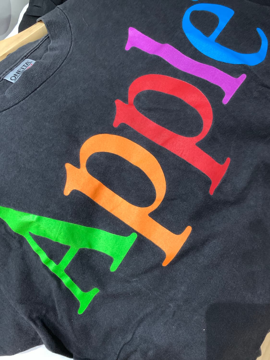 90s apple t shirt 판매 상품이미지3