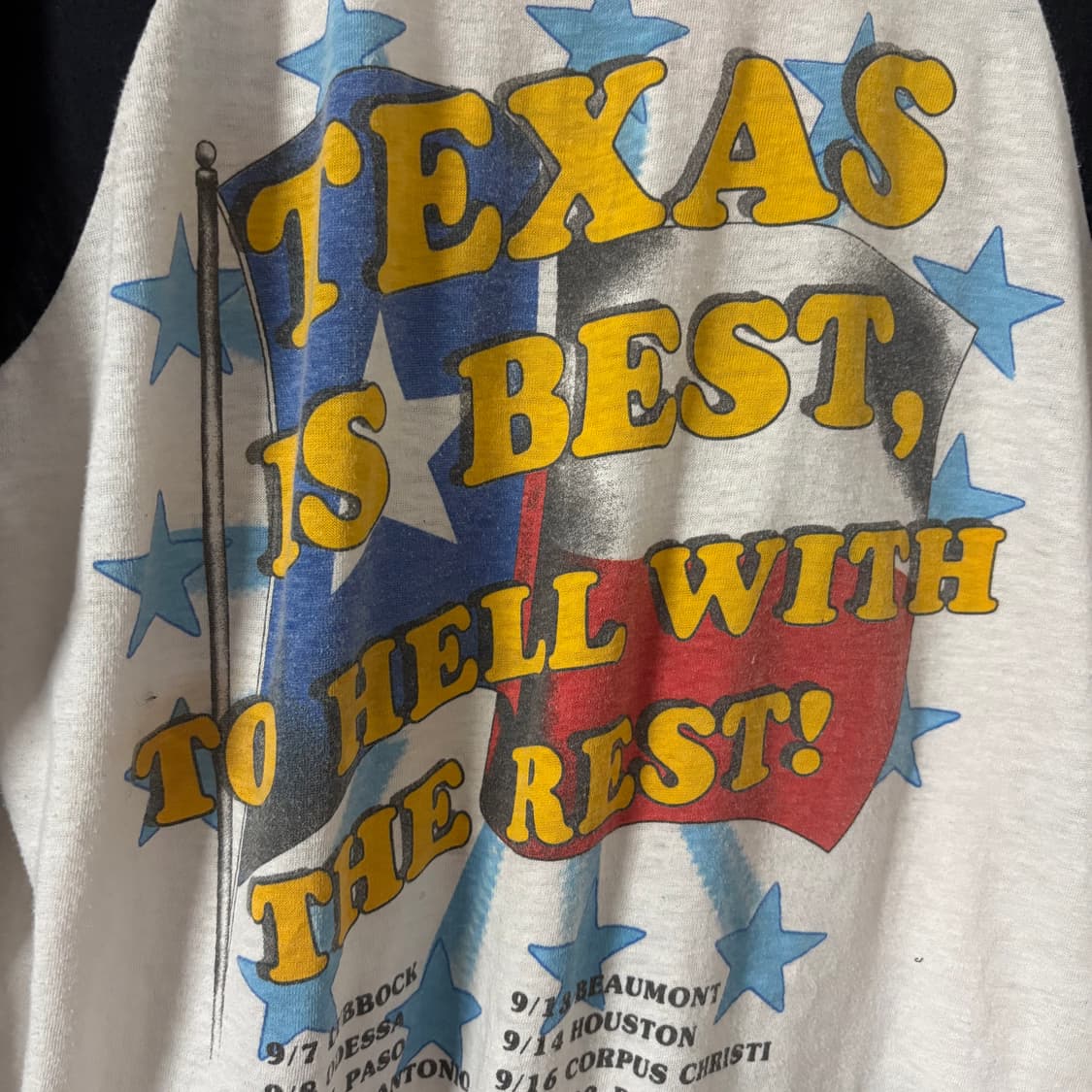 80s sammy hagar 새미 헤이거 빈티지 래글런 밴드티 반헤일런 상품이미지3