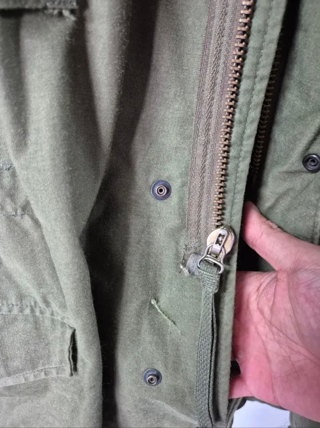 미군 M65 og 필드자켓 미디움 롱(실측 L-xL) 상품이미지5