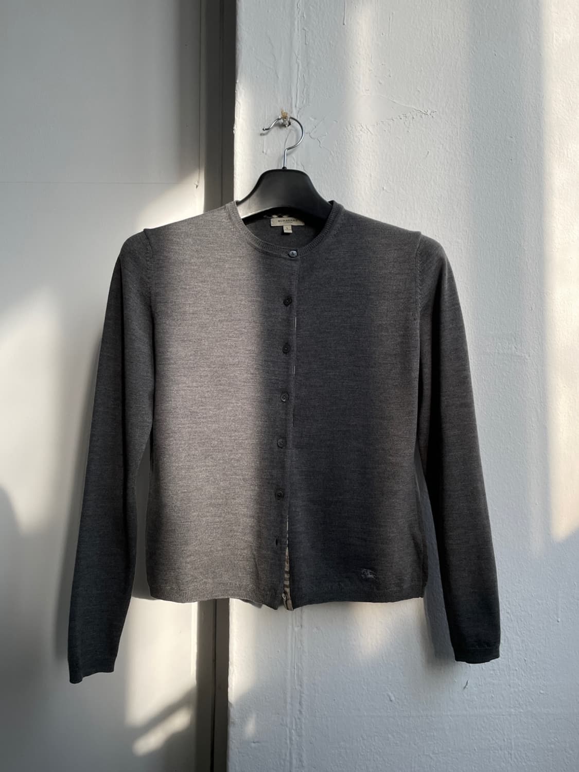 버버리 노바 체크 디테일 울 가디건  상품이미지2