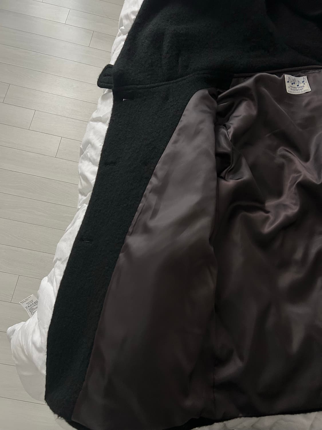 인앤양인하모니 미야 코트 블랙 24버전(리뉴얼 전) 상품이미지4