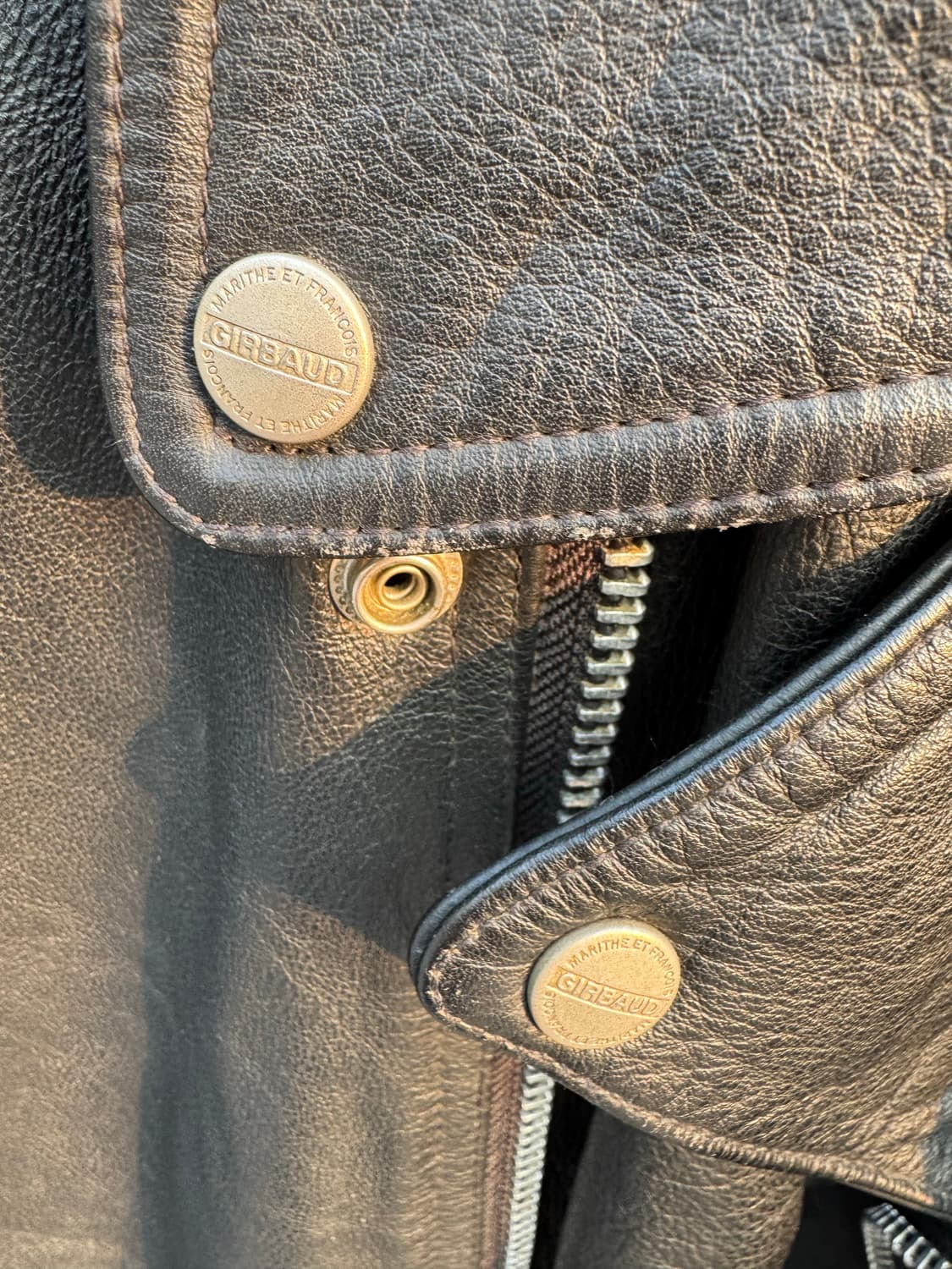 00s 마리떼 프랑소와 저버 레더 라이더자켓 상품이미지5