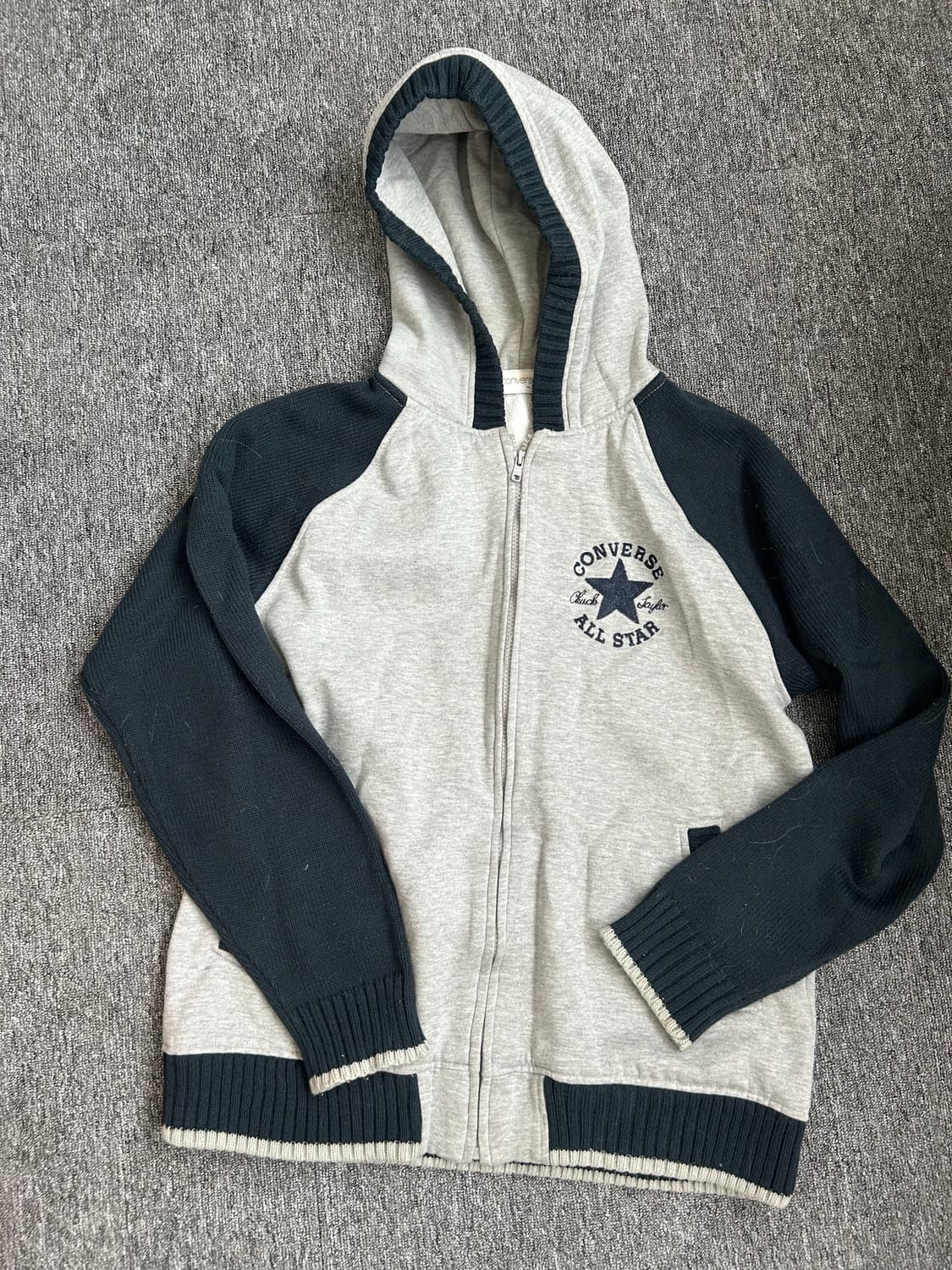 컨버스 빈티지 후드 집업  상품이미지1