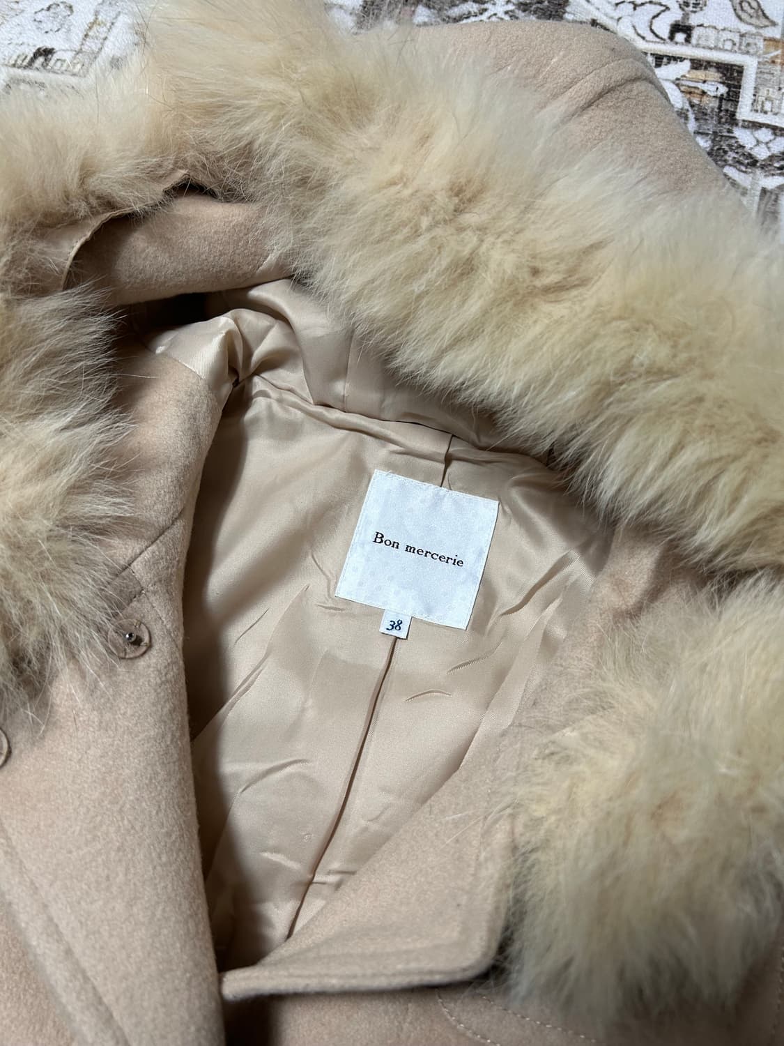 Bon mercerie gal fur duffle short coat 상품이미지5