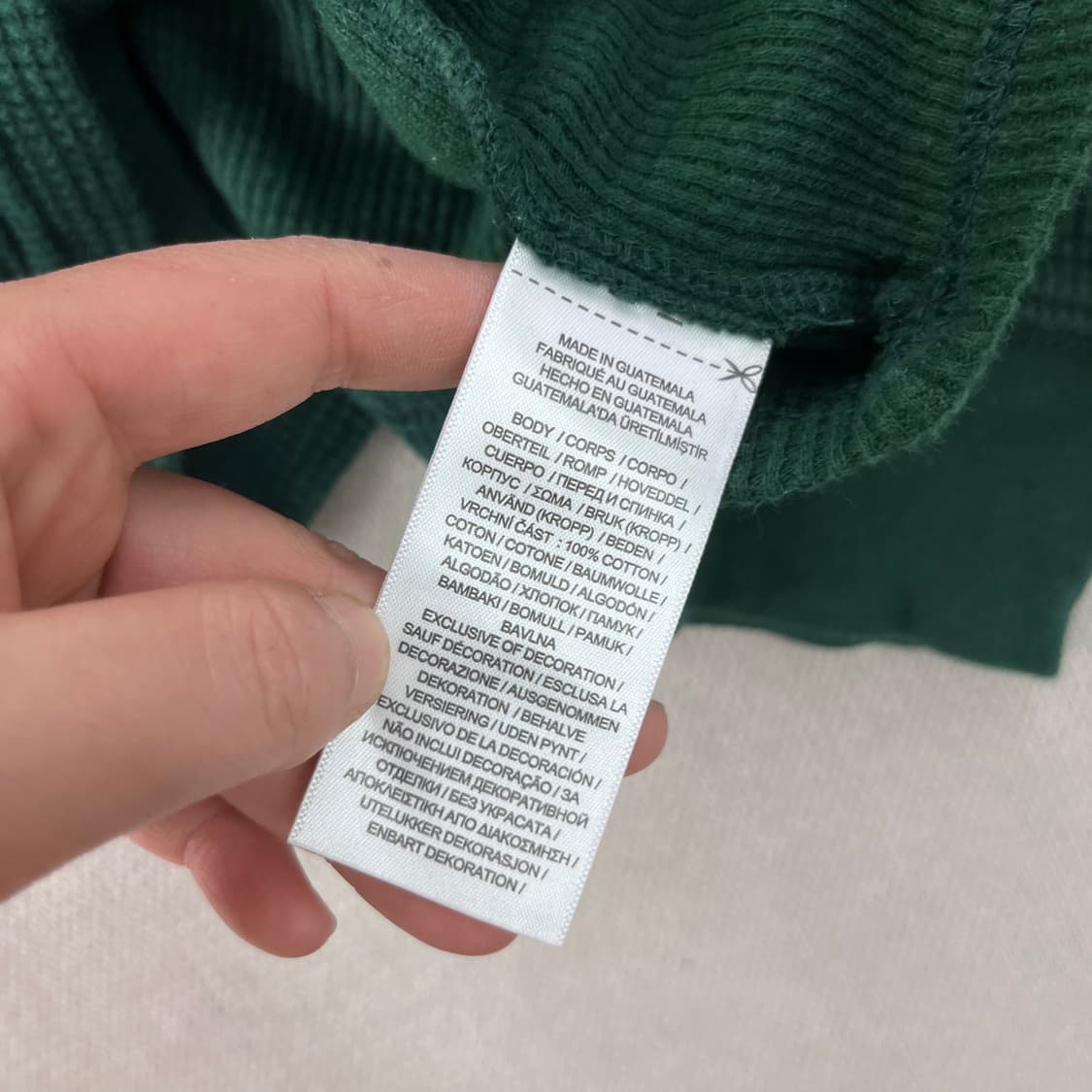 95 폴로랄프로렌 신형라벨 와플 긴팔 티셔츠 상품이미지6