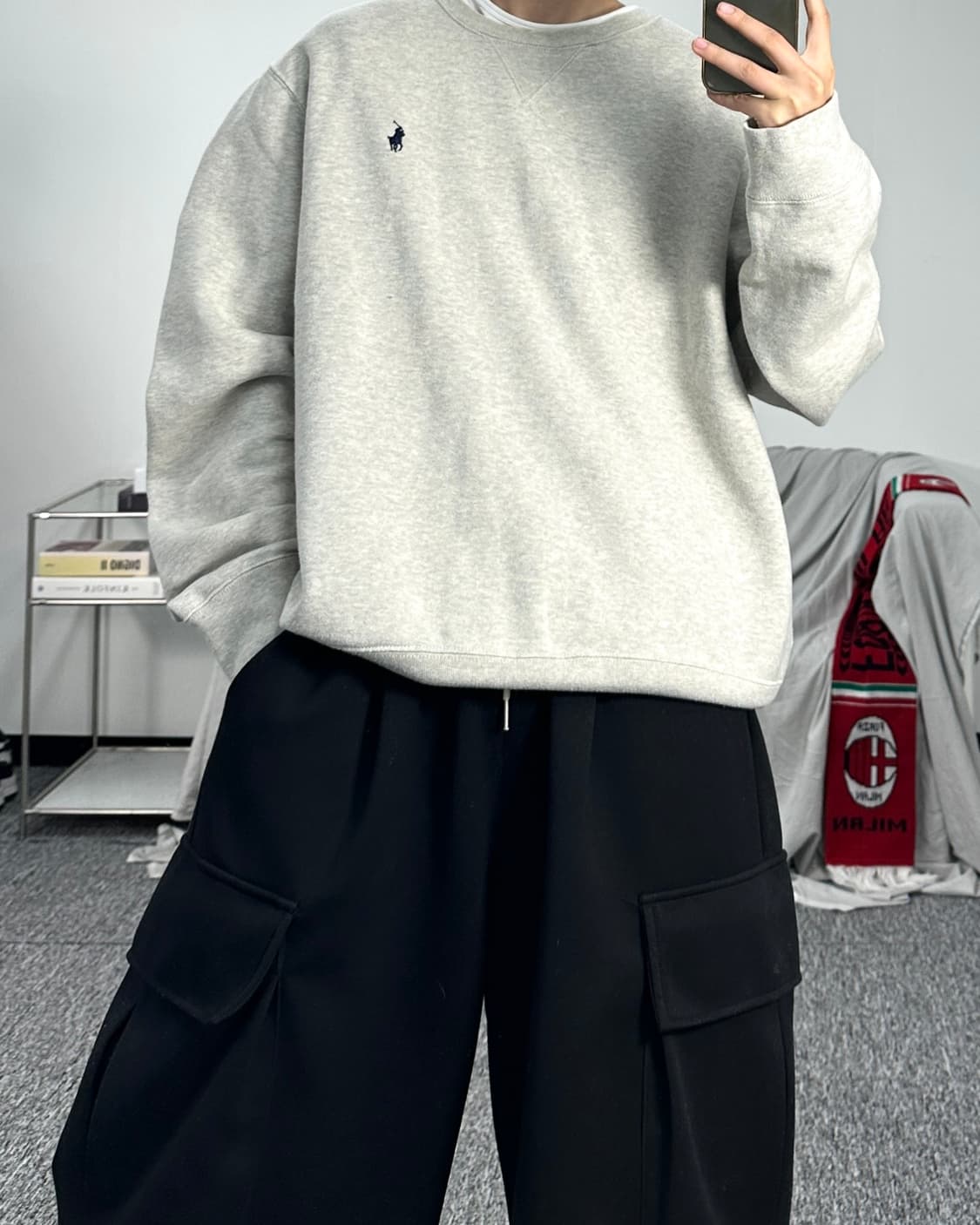 폴로 랄프로렌 그레이지 맨투맨 XL 상품이미지3