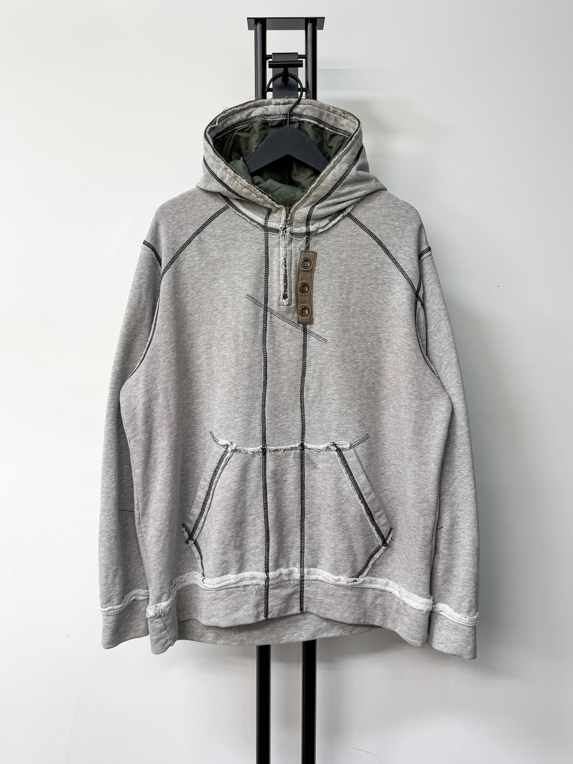 터프 진스미스 스티치 풀오버 후드티 상품이미지1