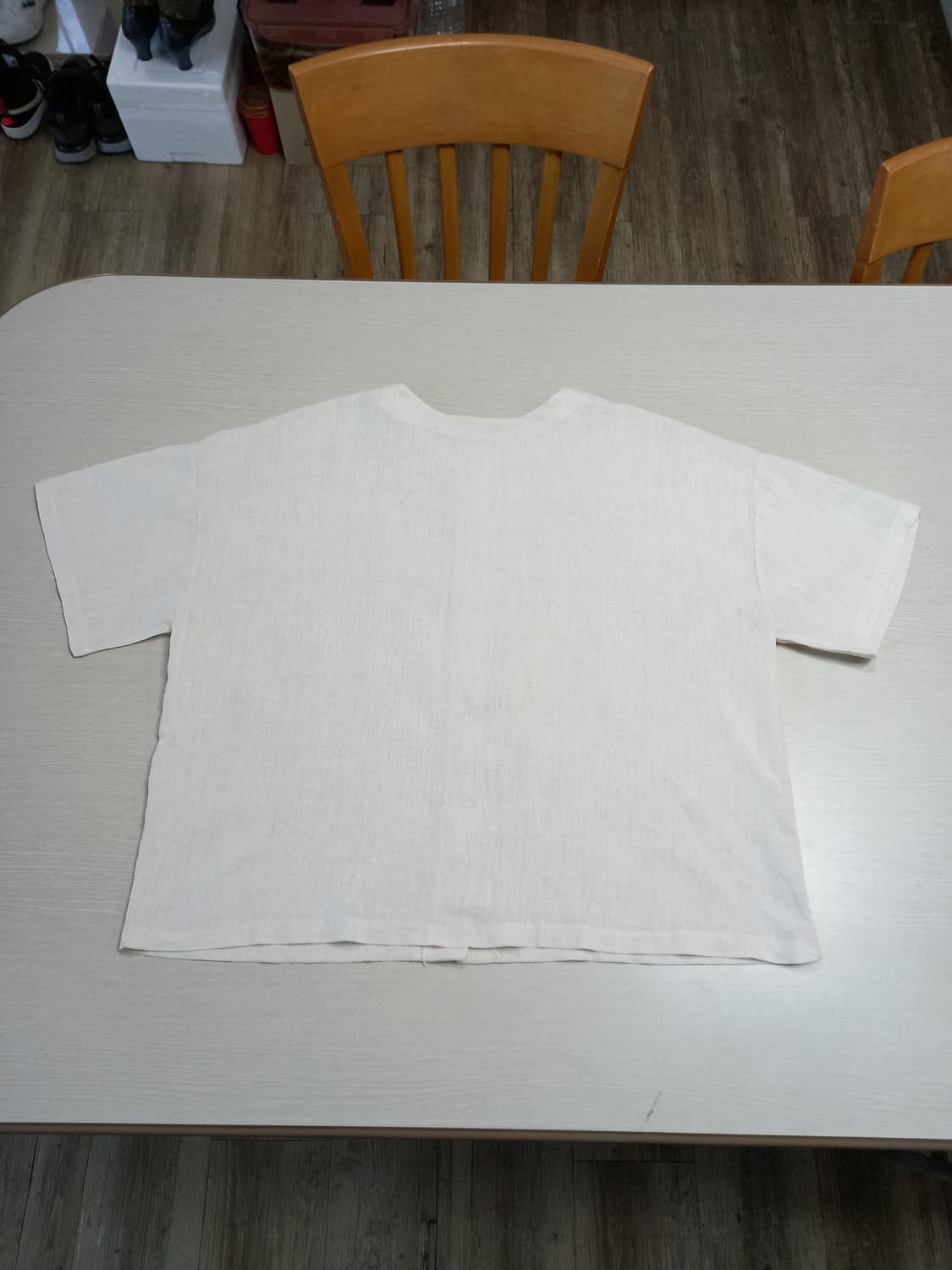 XL105 CAROLINE Kor 린넨 반팔셔츠 XL-467 상품이미지2