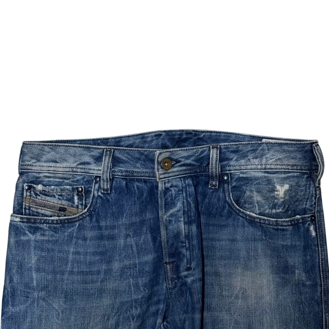 디젤 자티니 워싱 플레어 세미 부츠컷 데님팬츠 상품이미지6