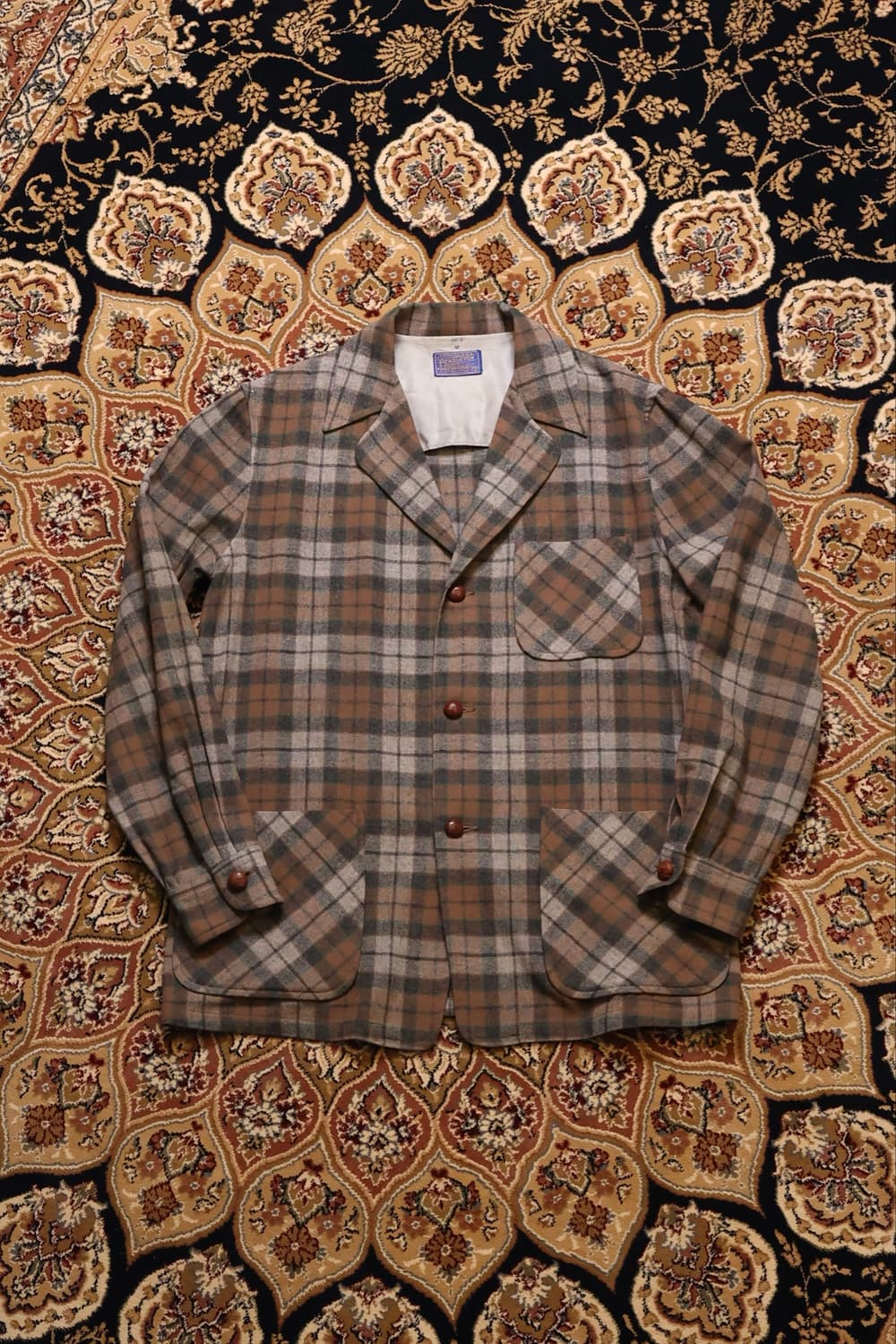 60s 빈티지 팬들턴 울 자켓 made in USA 상품이미지1