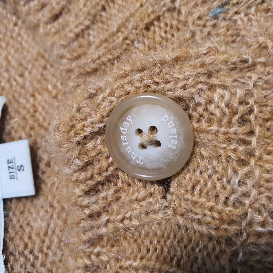 써스데이아일랜드 눈꽃 자가드 가디건 상품이미지9