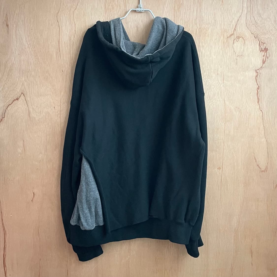 파세타즘 컷아웃 레이어드 후드집업 상품이미지5