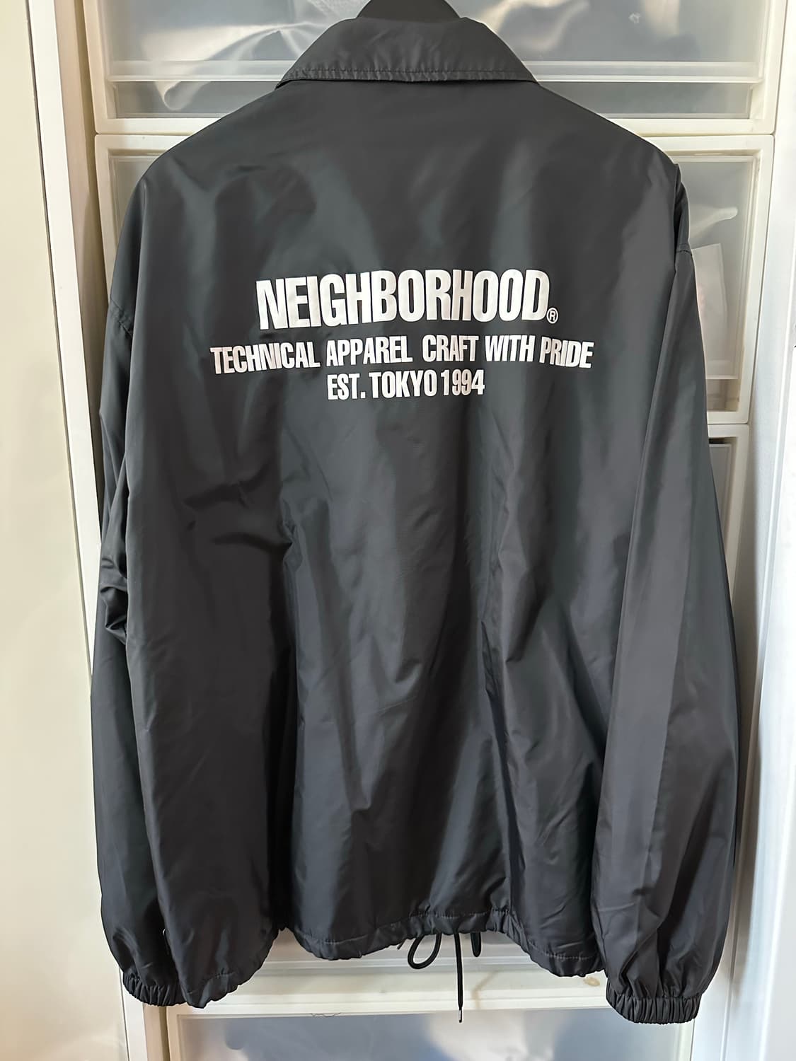 네이버후드 블랙 코치 자켓 L 상품이미지6