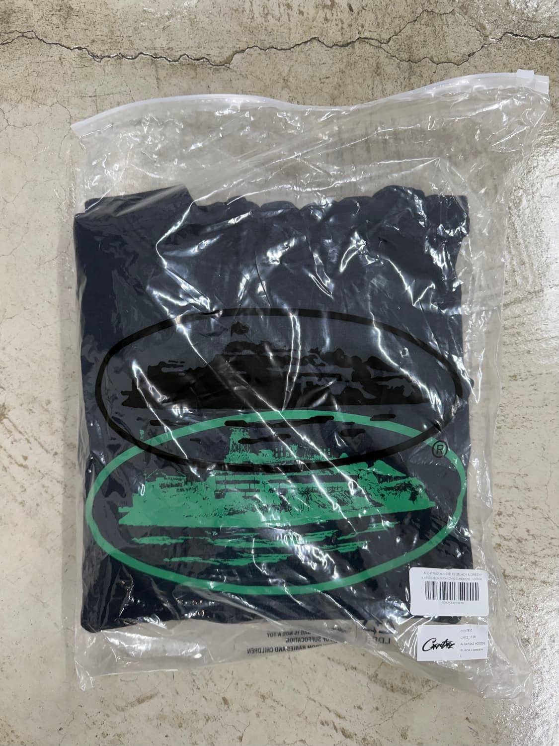 코르테이즈 corteiz 알카트라즈 후드티 그린 상품이미지1