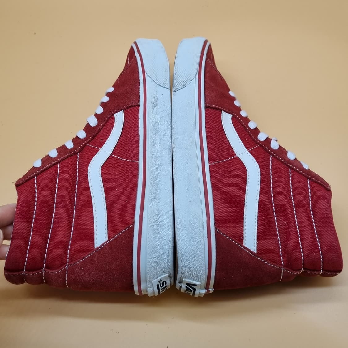 반스 스케이트 레드 남성하이탑260  상품이미지5