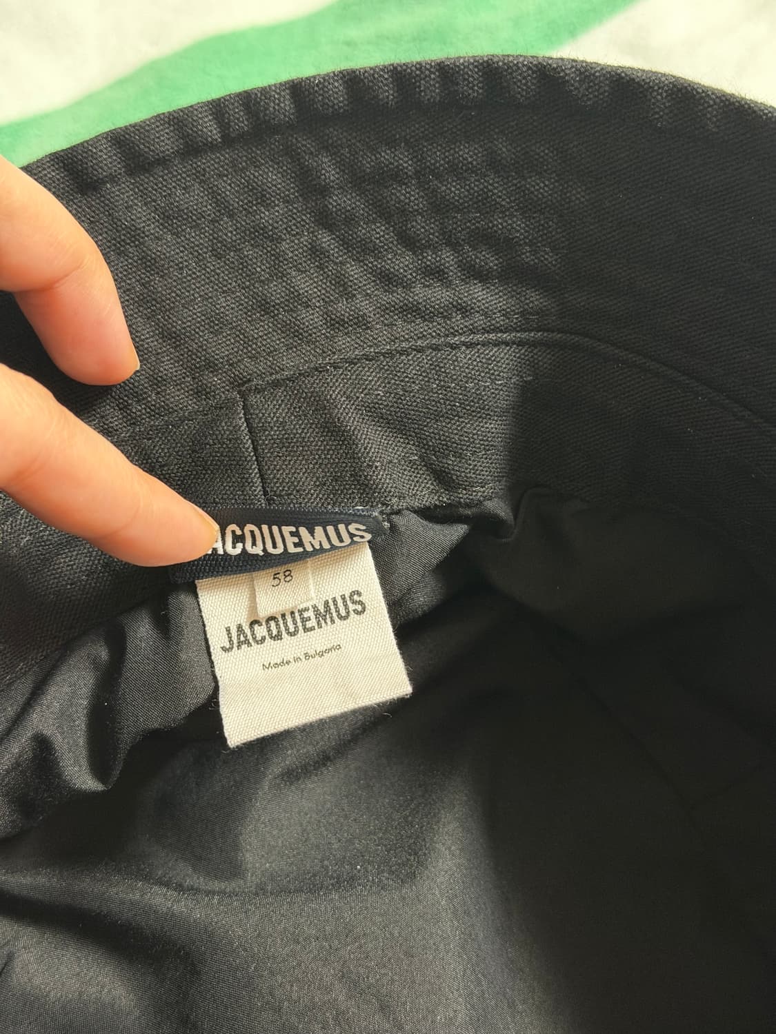 자크뮈스 르 밥 가조 블랙 버킷햇 상품이미지5