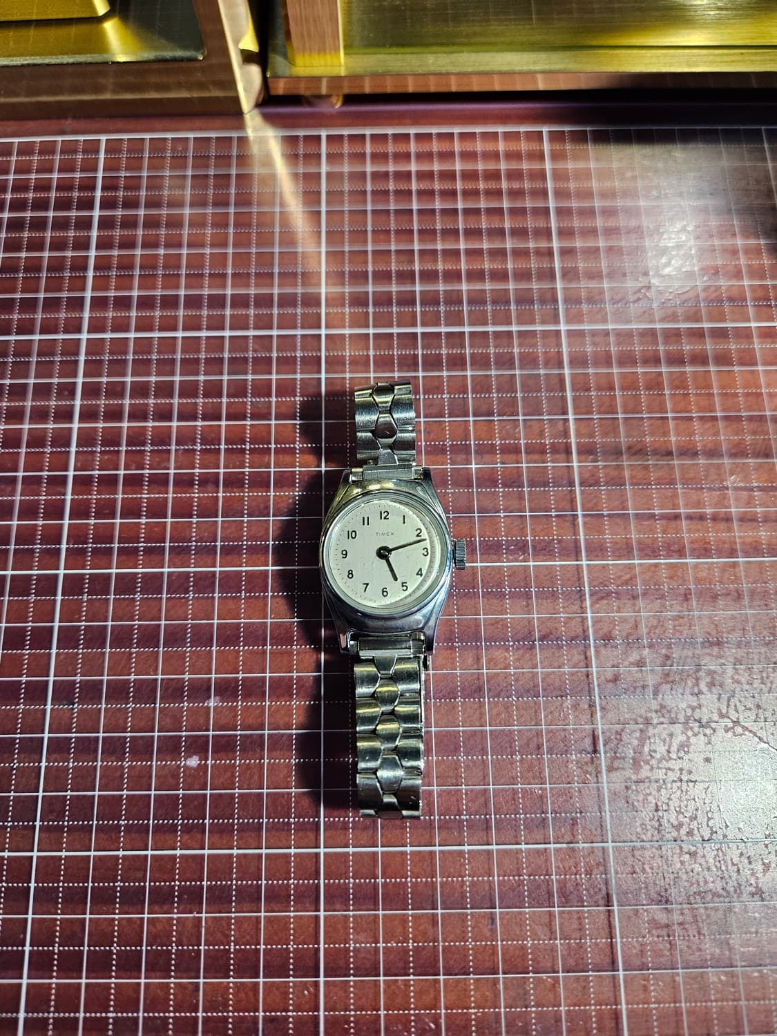 타이맥스 빈티지 핸드와인딩( 수동) 여성 시계 메탈밴드 상품이미지3