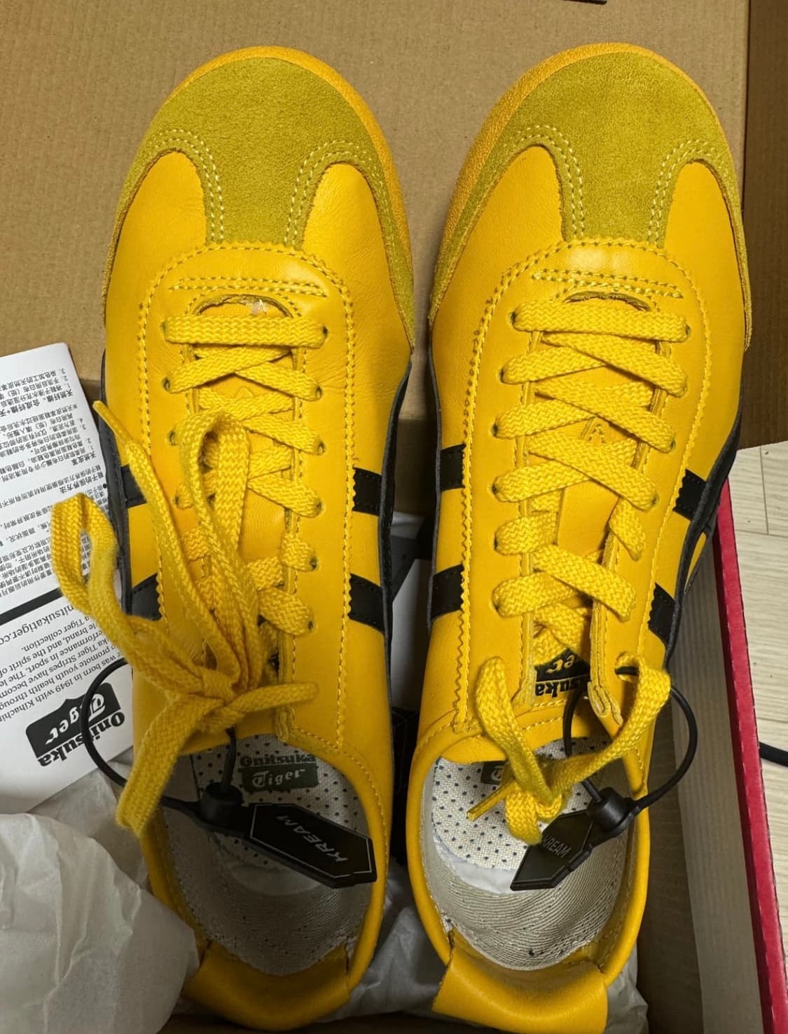 오니츠카 타이거 멕시코 66 옐로우 블랙 270 상품이미지1