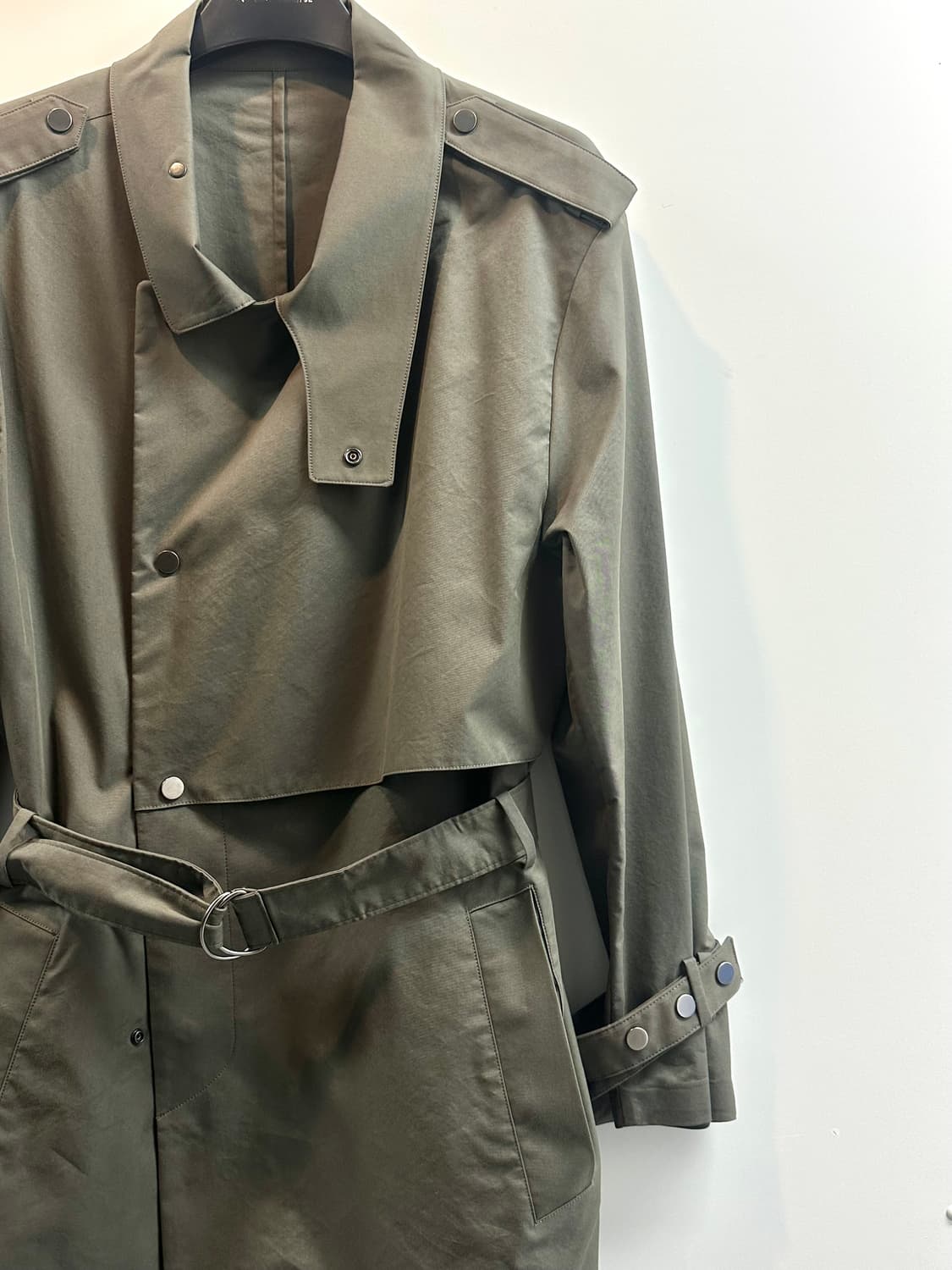 시스템옴므 올리브 트렌치 코트 (95, M) 상품이미지5